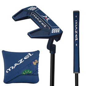 MAZEL Tour GS putter graphite shaft offers balanced feel at setup.