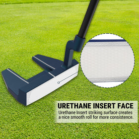 MAZEL Tour GS putter low center of gravity enables a stable swing.
