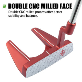 MAZEL Tour GS Putter low center of gravity supports smooth strokes.