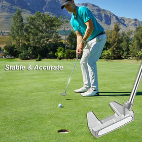 MAZEL Tour GS putter silver finish profile showcasing durability and design