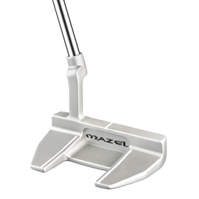 MAZEL Tour GS putter top-line alignment closeup for precise setup
