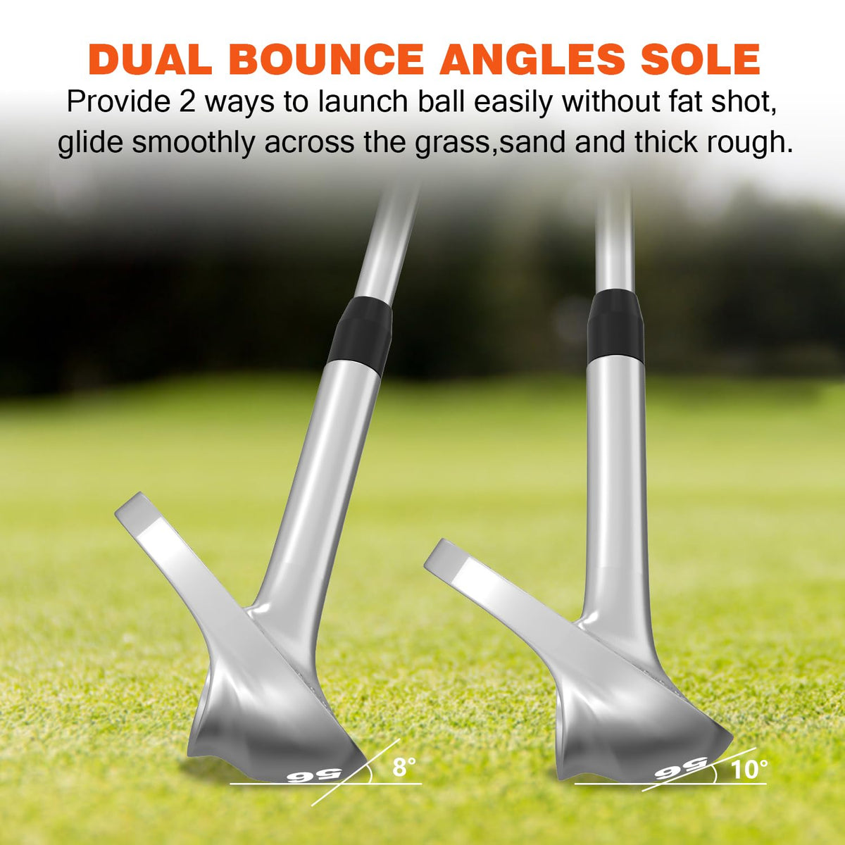 MAZEL wedge with QPQ finish delivering lasting durability and shine.