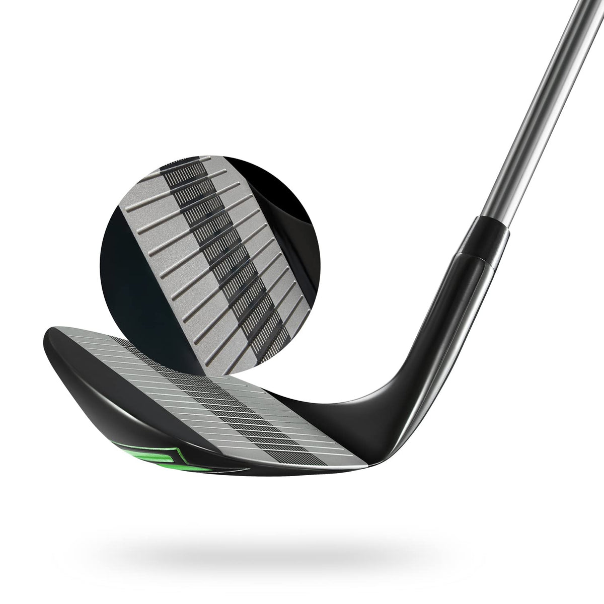 MAZEL wedge sand-escape wide sole prevents digging during bunker shots.
