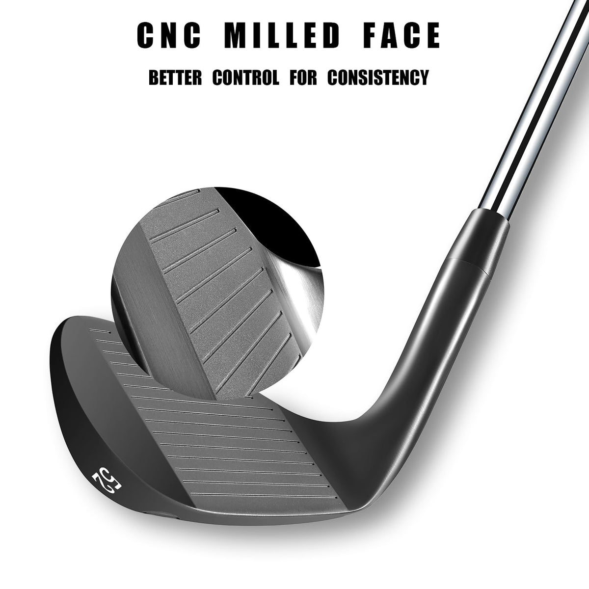 MAZEL 1020 soft steel clubhead delivering balanced feel.