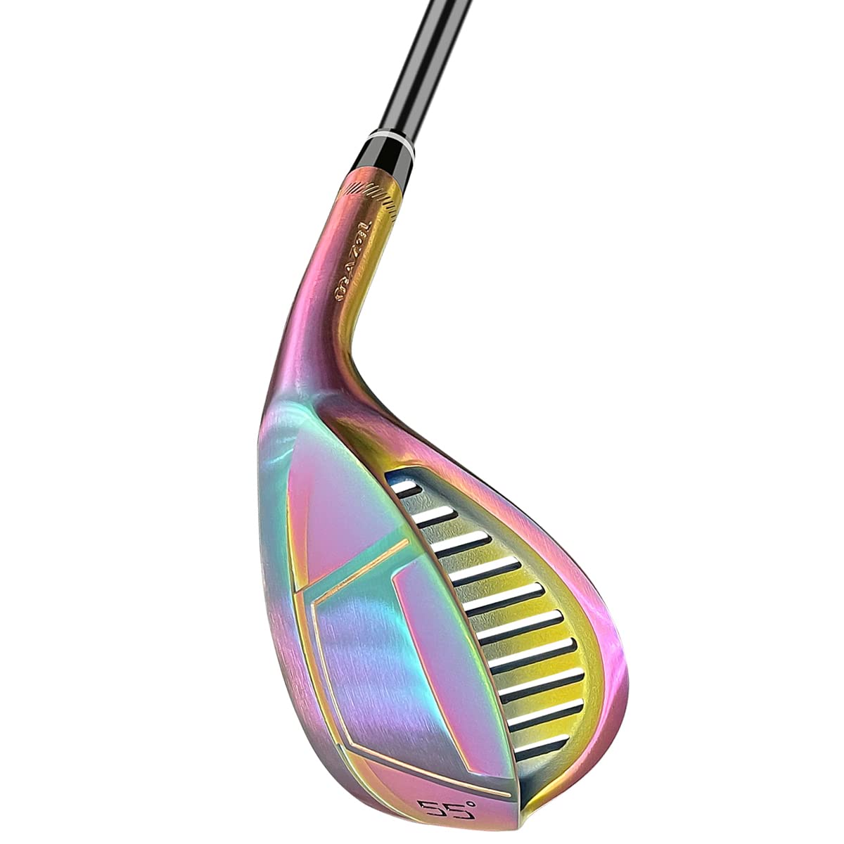 MAZEL wedge sole geometry for reliable turf engagement
