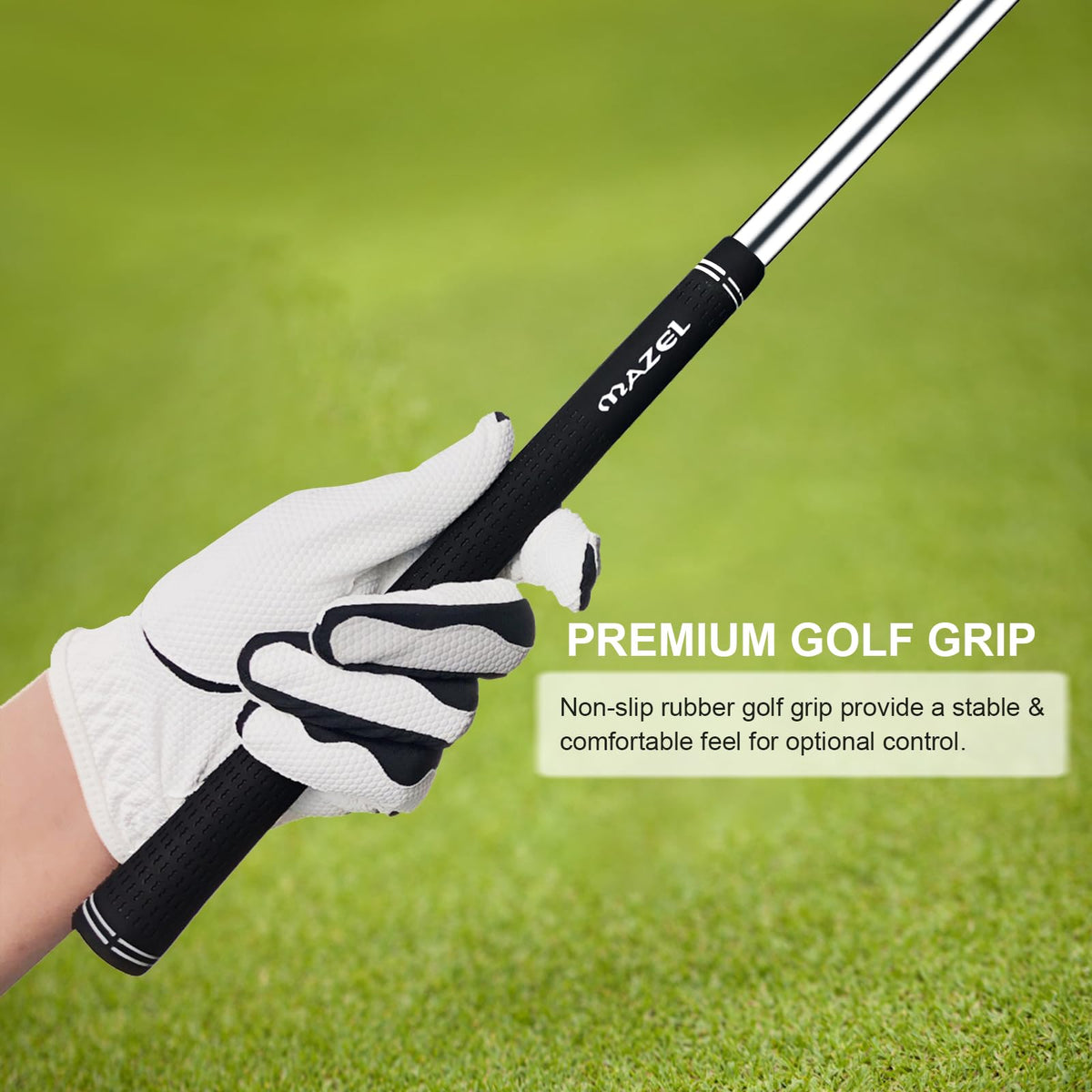 MAZEL wedges in bag ready for solid, reliable shots