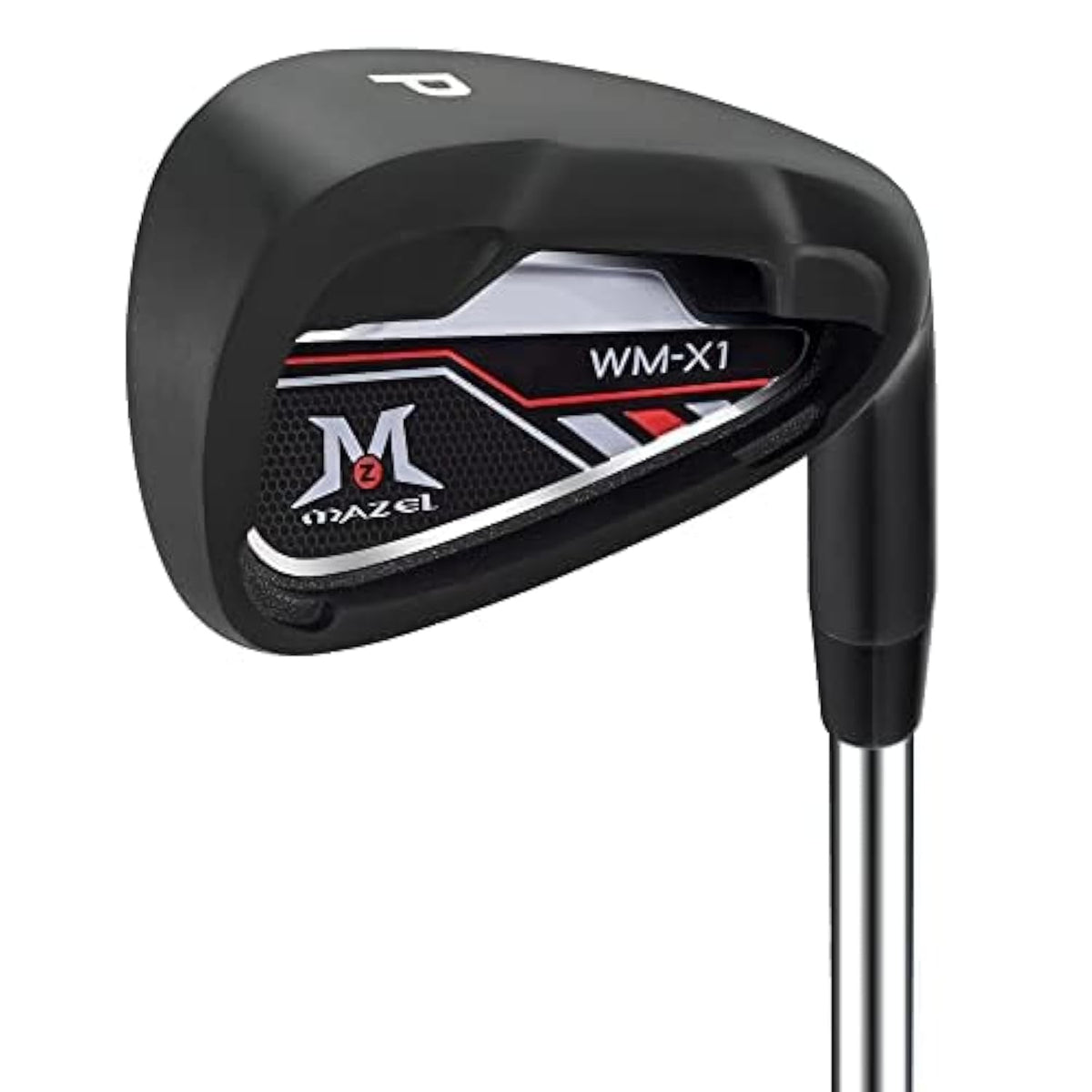 MAZEL WM-X1/2 irons face close-up showing deep grooves for control.