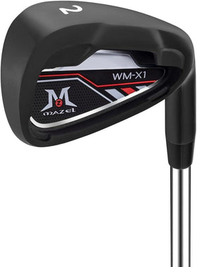 MAZEL WM-X1/2 iron face grooves enhance forgiveness and distance on approach shots.