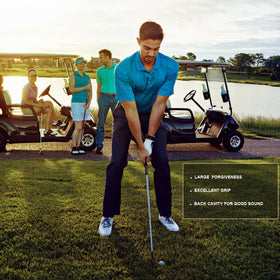 MAZEL WM-X1/2 right-handed iron with graphite/steel shafts for controlled shots.