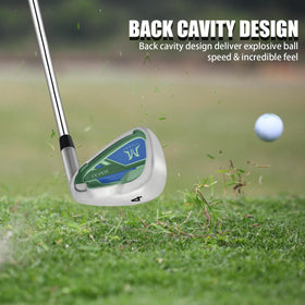 MAZEL WM-X1/2 irons rubber grip for secure feel and grip
