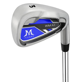 MAZEL WM-X1/2 irons set overview showing complete 12-club lineup for right-handed players