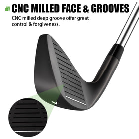 MAZEL WM-X1 graphite shaft close-up highlighting lightweight construction and smooth swing feel
