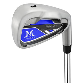 MAZEL WM-X1/2 iron 1 face showing forgiving design for straighter shots on tee