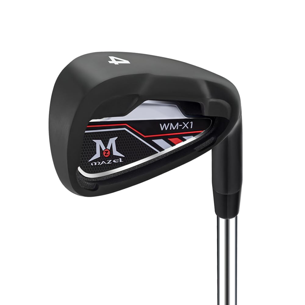 MAZEL WM-X1 irons set in back view highlighting forgiving design