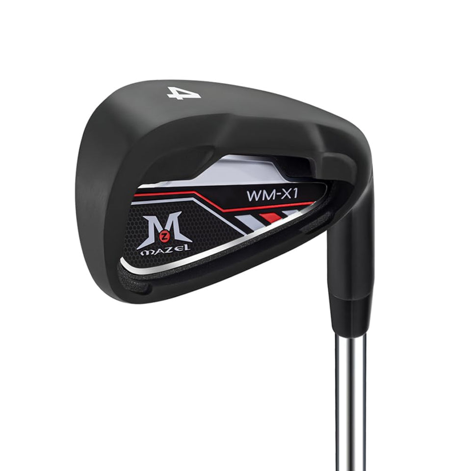 MAZEL WM-X1 irons set in back view highlighting forgiving design