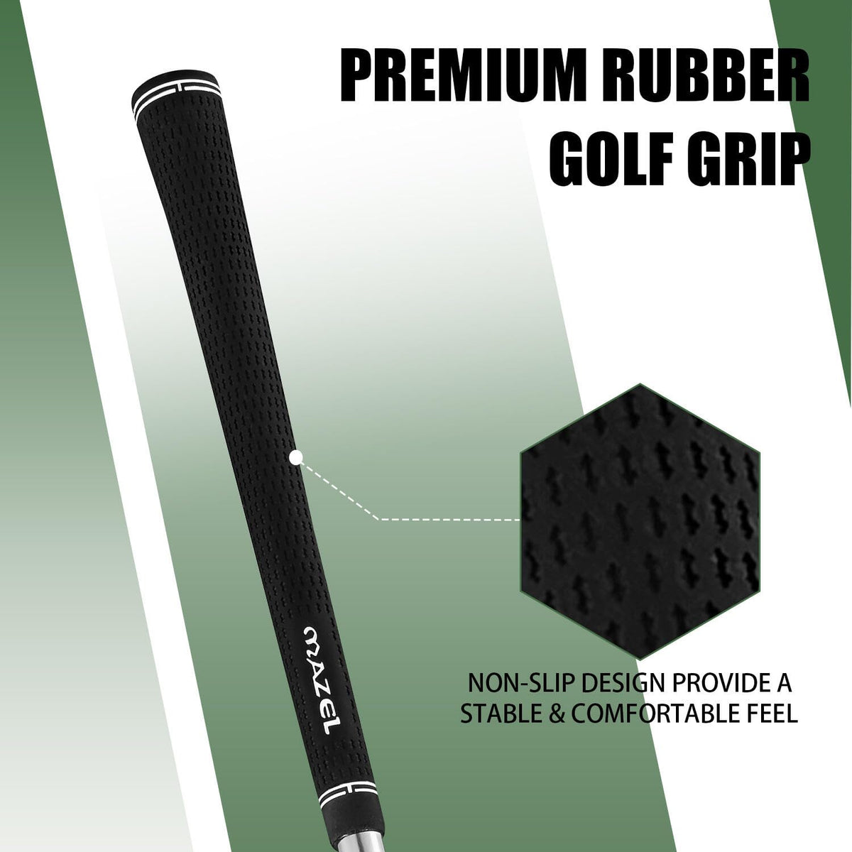 MAZEL WM-X12 stainless steel construction reduces vibration for a smoother feel.