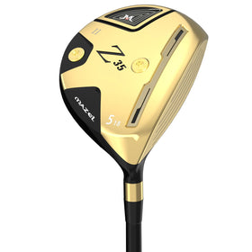 MAZEL Z35 face-graphite-gold enhances speed and forgiving launches.