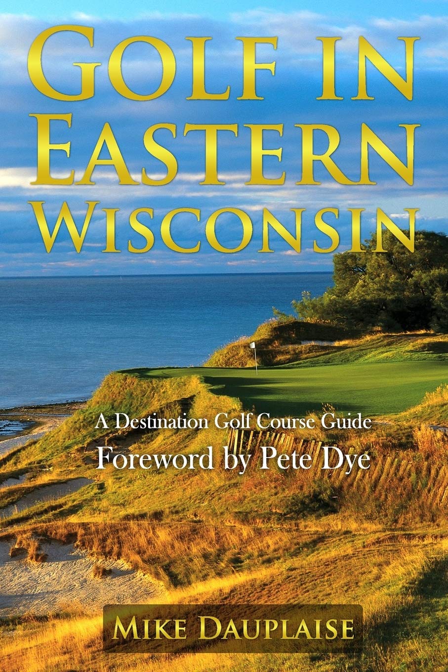 M&b Global Solutions book cover for Eastern Wisconsin golf guide, ideal for planning your next round.