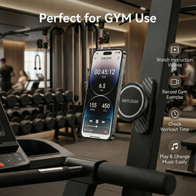 MBYLOEBA 360-degree rotation head enables portrait or landscape filming.
