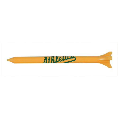 McArthur Oakland Athletics golf tees in yellow for a consistent drive and easy visibility