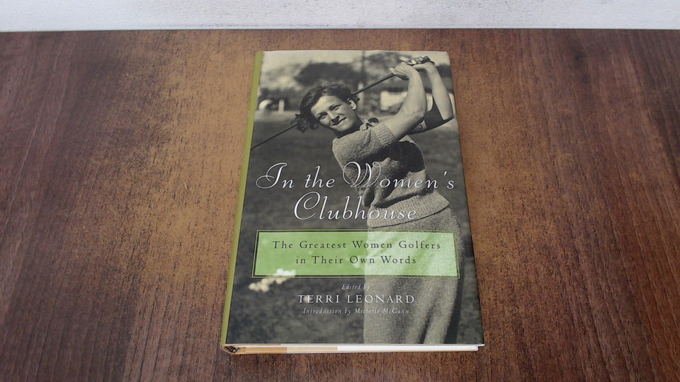 McGraw-Hill Education's In the Women's Clubhouse book cover highlighting renowned golfers' stories for fans.