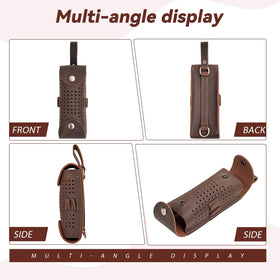 MCKDERWRILL sturdy belt clip keeps pouch secure on waist.