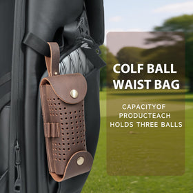 MCKDERWRILL capacity view: fits up to 3 balls and 4 tees.