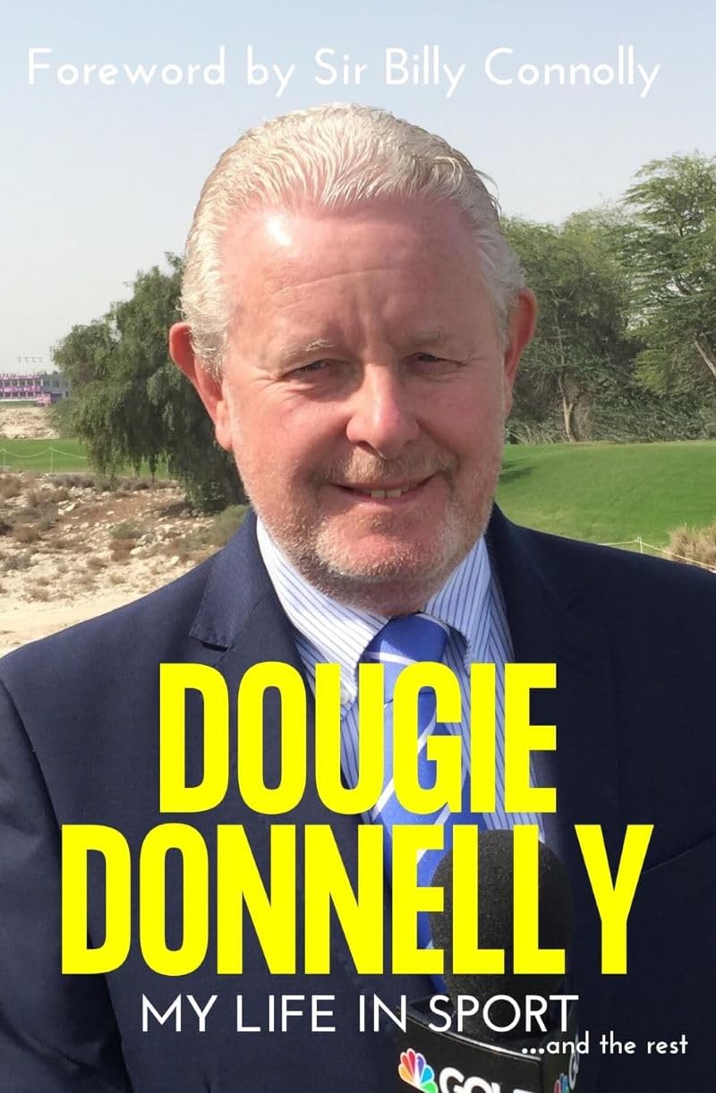 McNidder & Grace Dougie Donnelly life in sport book cover, appealing to sports fans.
