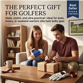 MCNULGUR blue slim profile holder blends style with function on greens.
