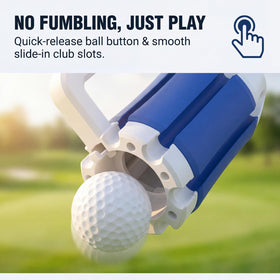 MCNULGUR blue towel clip adds quick dry access while practicing.