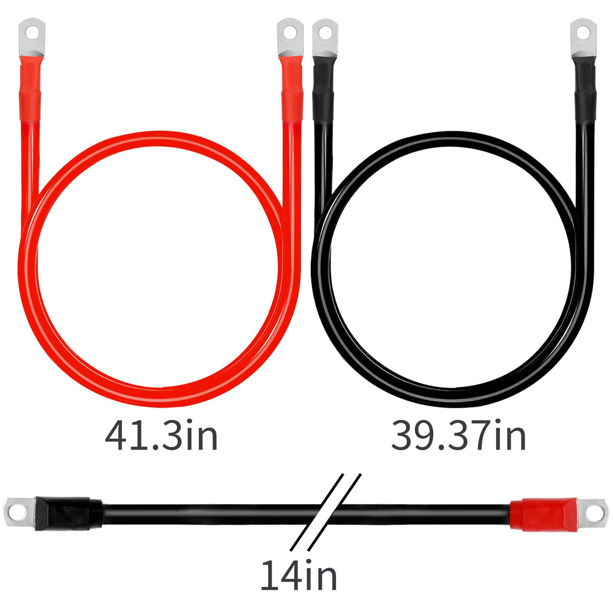 MDEOOSKY battery cable strand design close-up improves flexibility and conductivity for better performance.