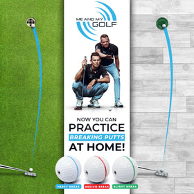 ME AND MY GOLF Breaking Balls with slight break helps dial in delicate putts