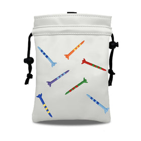 MEAHILESC golf pouch with drawstring closure secures valuables on the course