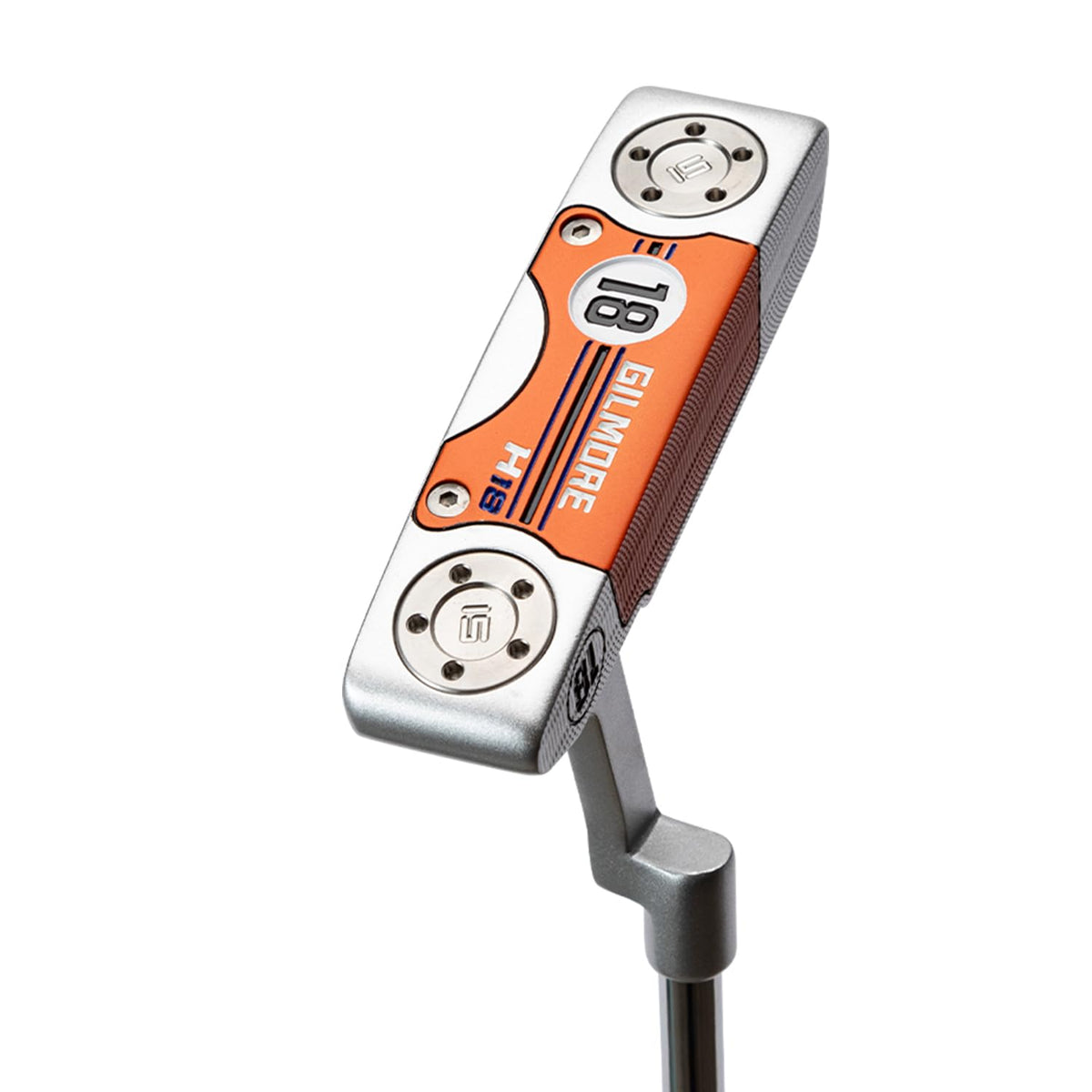 MEAHILESC Silver Number 18 putter with milled face for a smooth, consistent roll