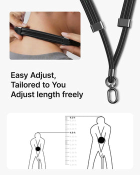 MeBetter Golf Smart Ball adjustable lanyard showcases customizable fit