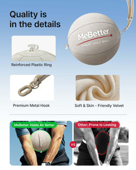 MeBetter leak-resistant nozzle maintains air for consistent swing feel