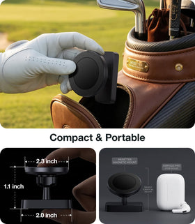 MeBetter on-course GPS and scorecard access stays within reach.