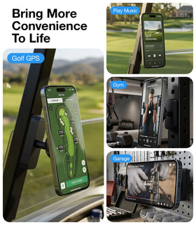 MeBetter secure clip design prevents slips on uneven cart surfaces.