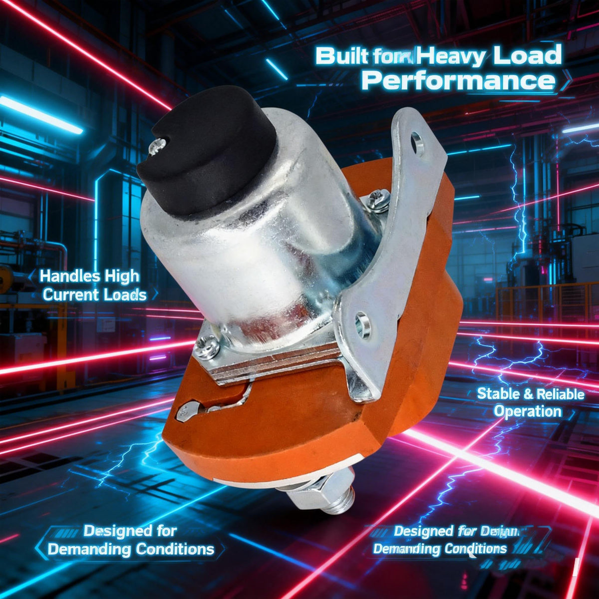 Meckparts MZJ-400A in-use on a golf cart demonstrates smooth activation under load.