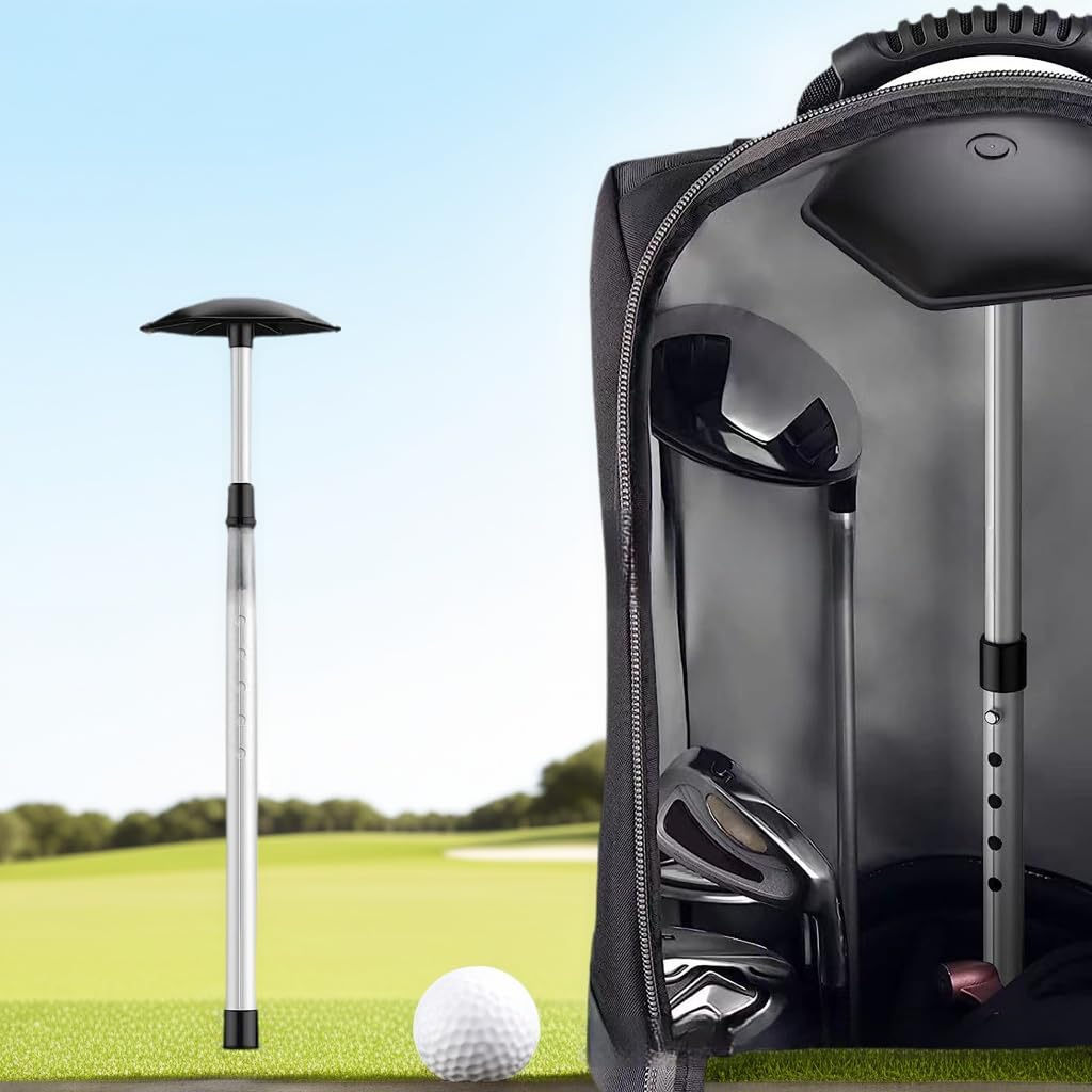 Meichoon aluminum travel pole shows durable, lightweight construction for travel.