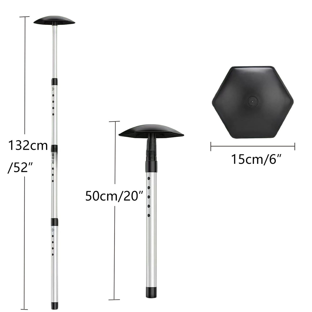 Meichoon pole enables easy operation and quick setup on the go.