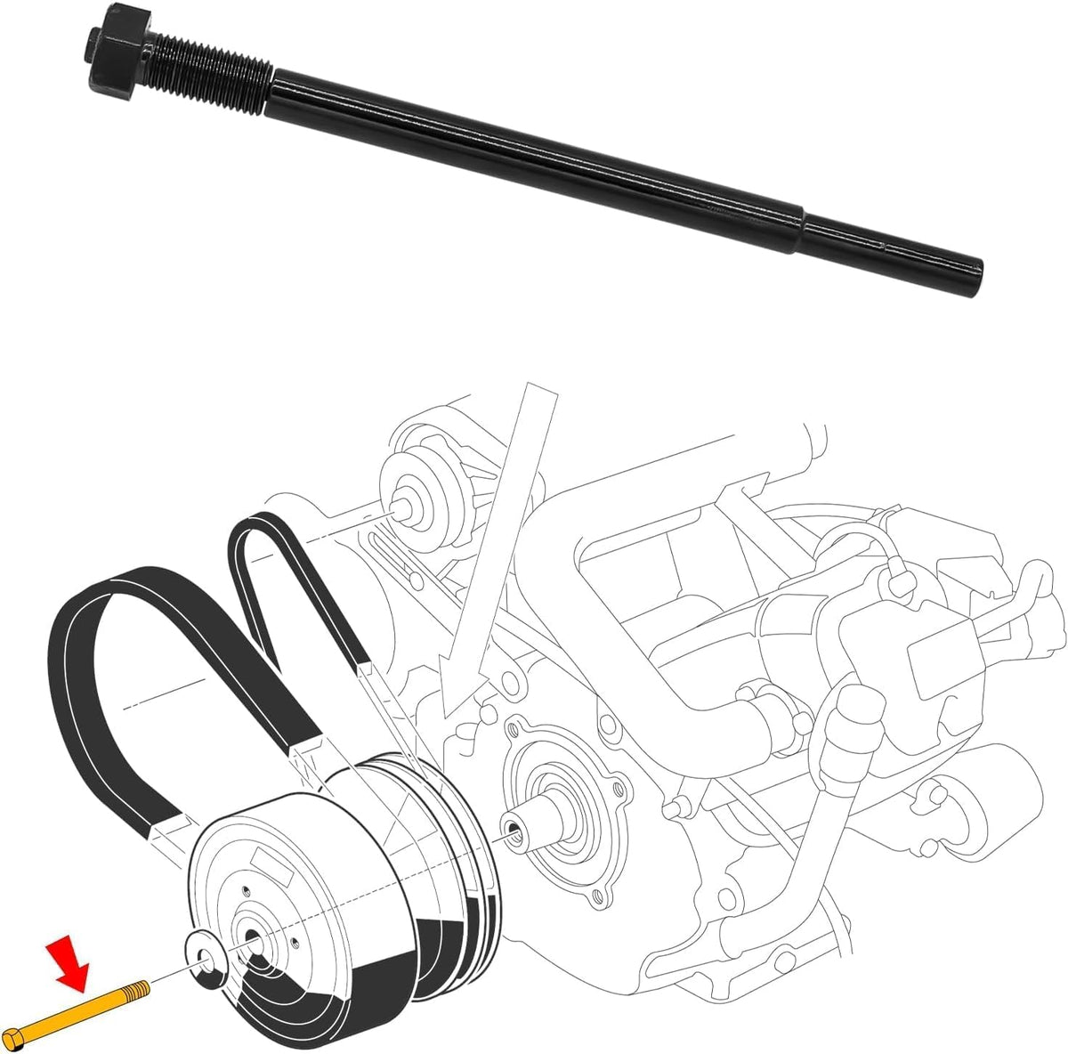 MEILLYOCEAN clutch puller tool packaging for delivery and storage