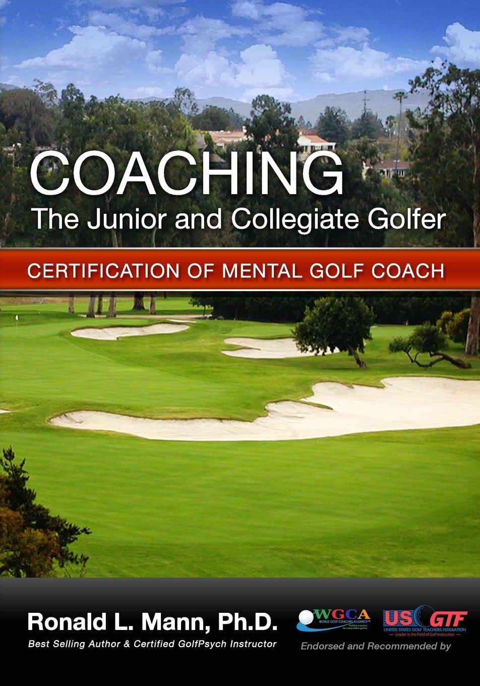 Mental Golf Coach Certification cover showing junior coaching benefits.