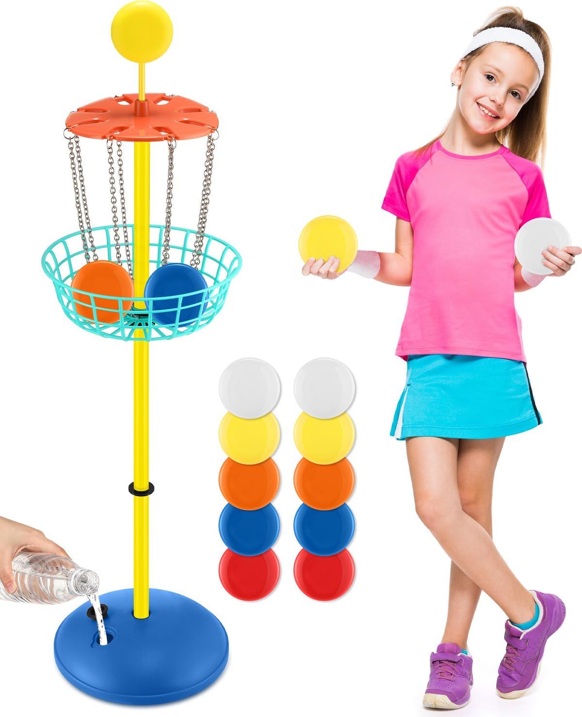 Meooeck basket assembly step demonstrates quick outdoor setup
