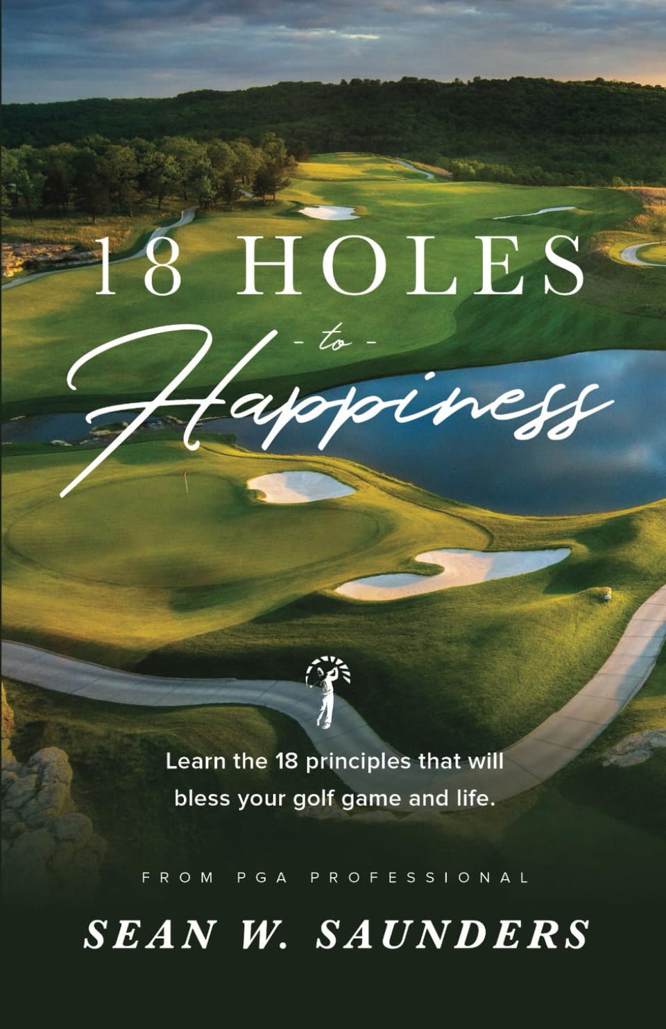 Merack Publishing 18 Holes to Happiness cover highlighting mindset shifts for golf and life
