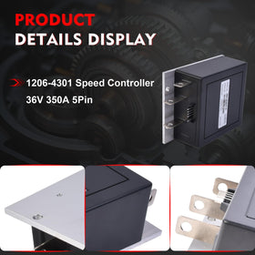 Merautop SJ 1206-4301 speed controller compatibility chart covers EZ-GO models