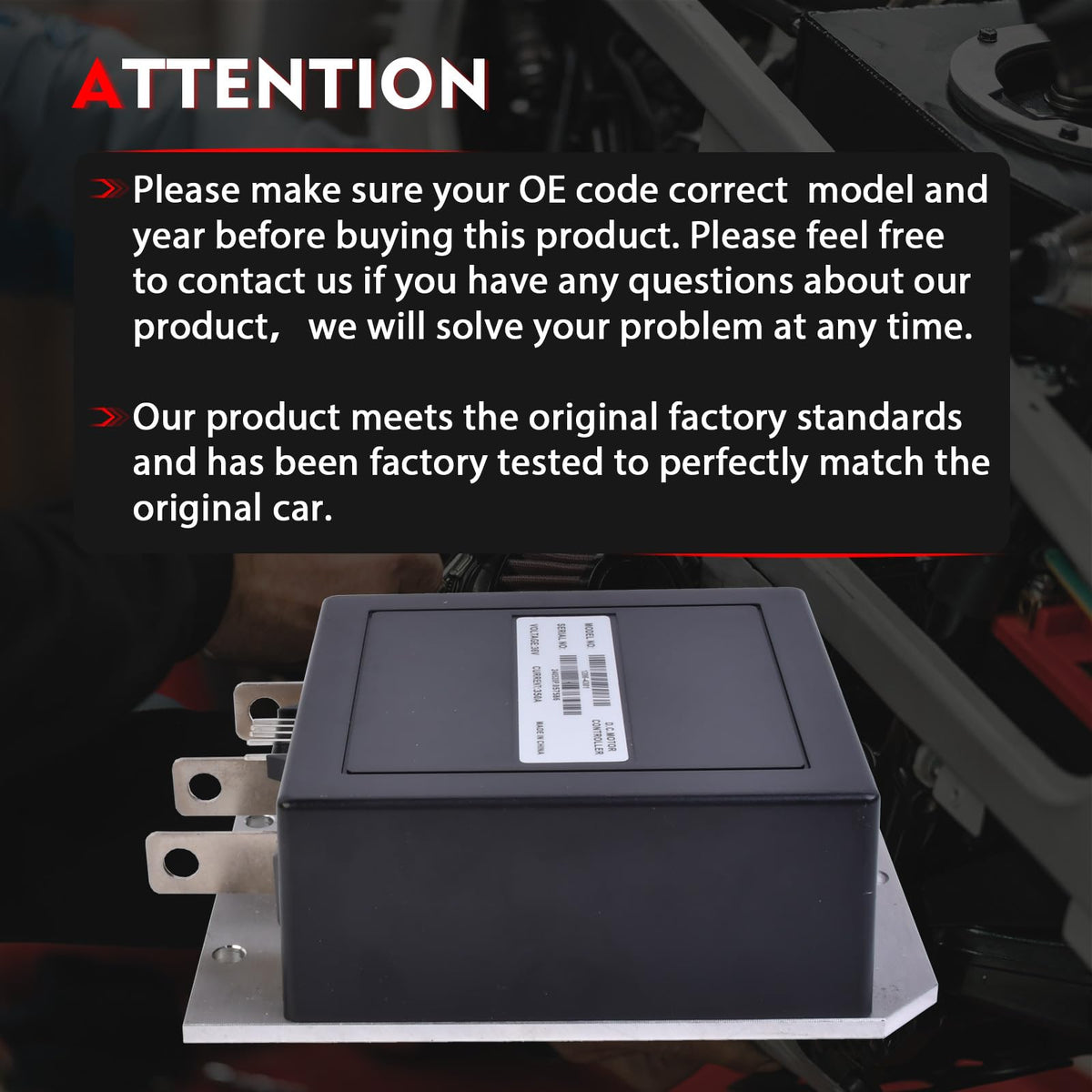 Merautop SJ 1206-4301 speed controller packaging and contents shown