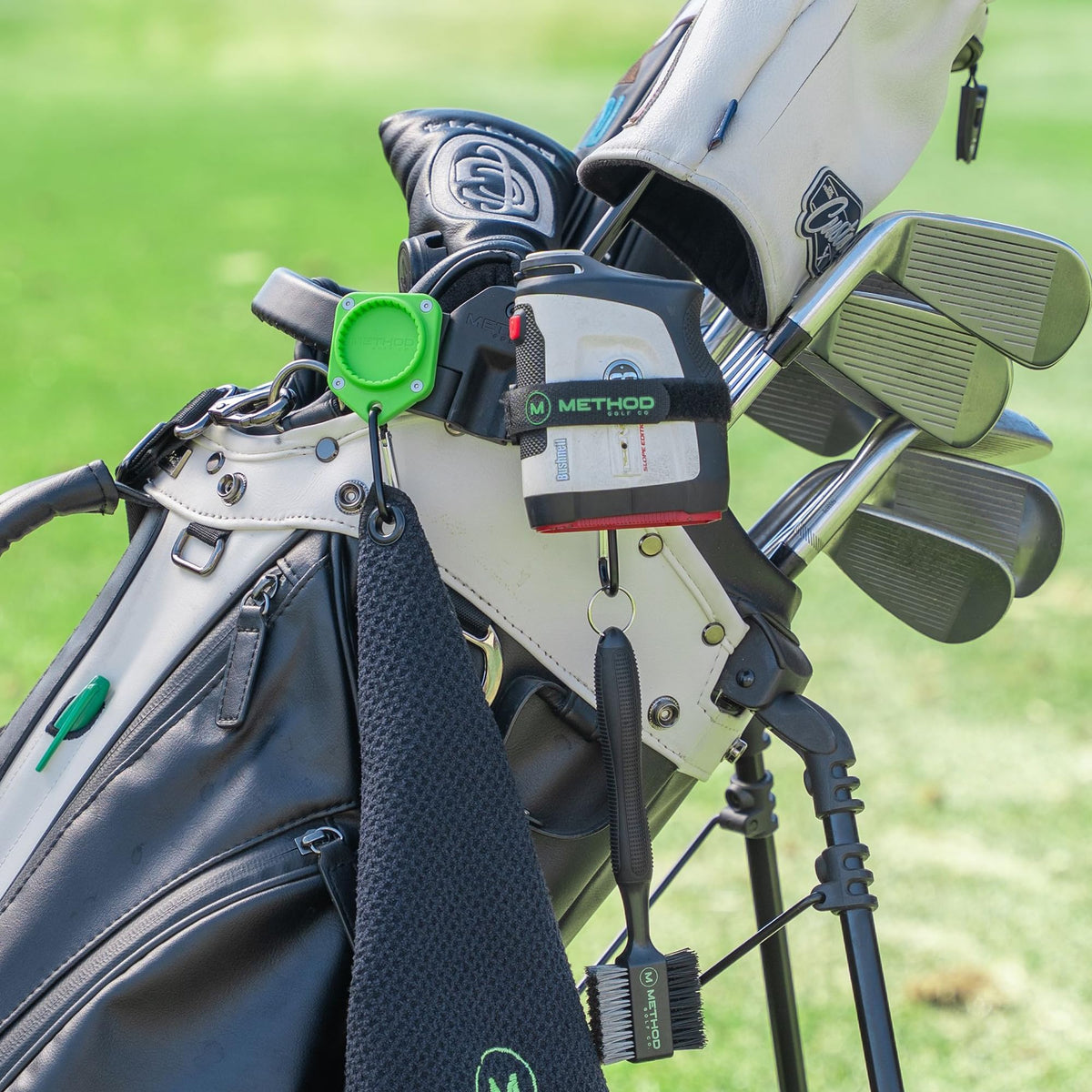 Method Golf BagStack expandable system grows with your gear needs