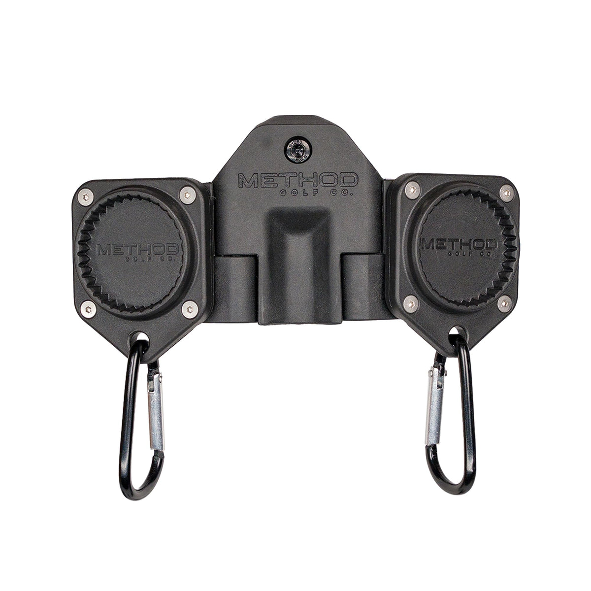 Method Golf BagStack landing pad on bag keeps gear within reach for quick access