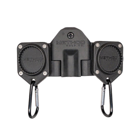 Method Golf BagStack landing pad on bag keeps gear within reach for quick access